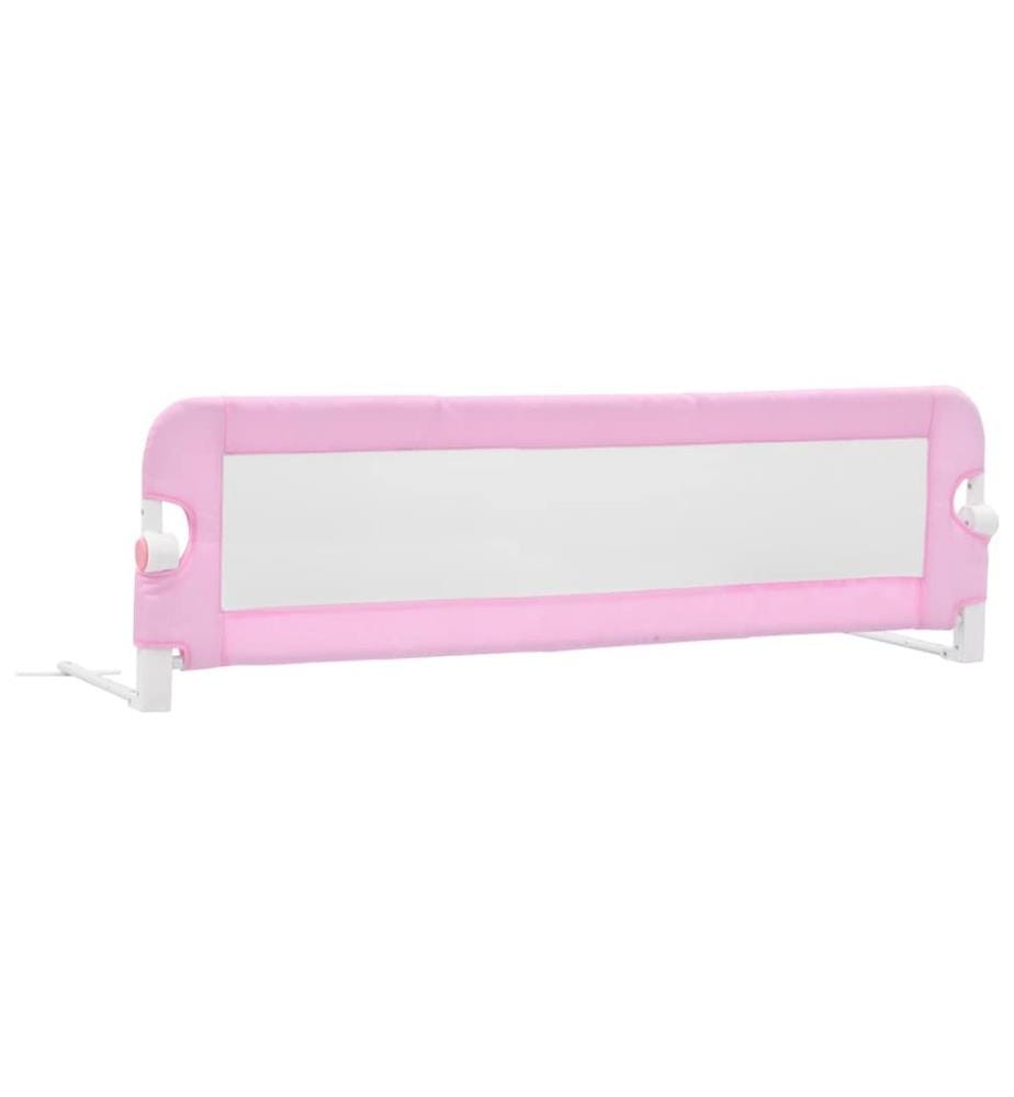 Kleinkind-Bettschutzgitter Rosa 120x42 cm Polyester