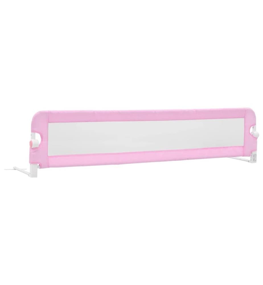 Kleinkind-Bettschutzgitter Rosa 180x42 cm Polyester