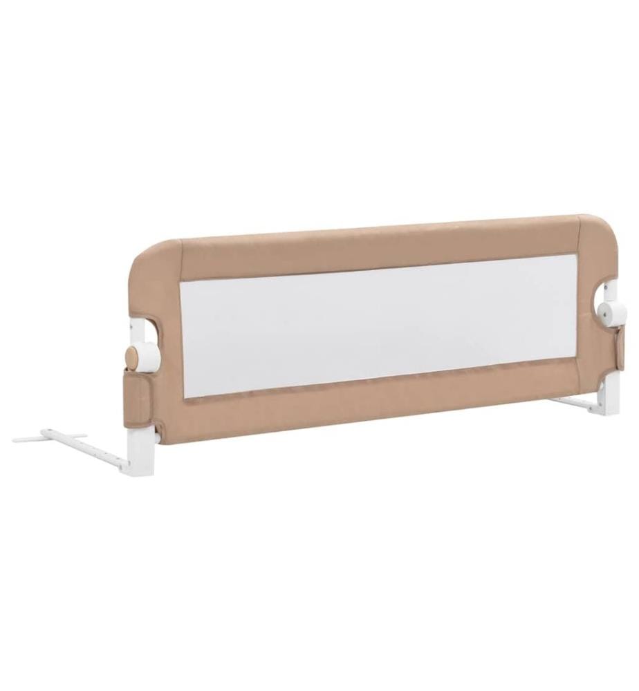 Kleinkind-Bettschutzgitter Taupe 120x42 cm Polyester