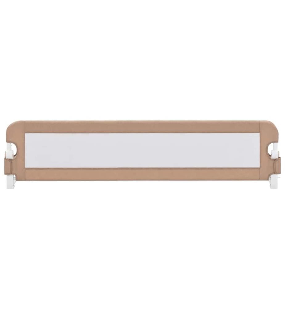 Kleinkind-Bettschutzgitter Taupe 180x42 cm Polyester