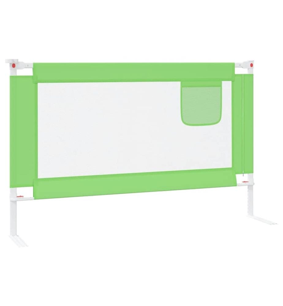 Kleinkind-Bettschutzgitter Grün 120x25 cm Stoff