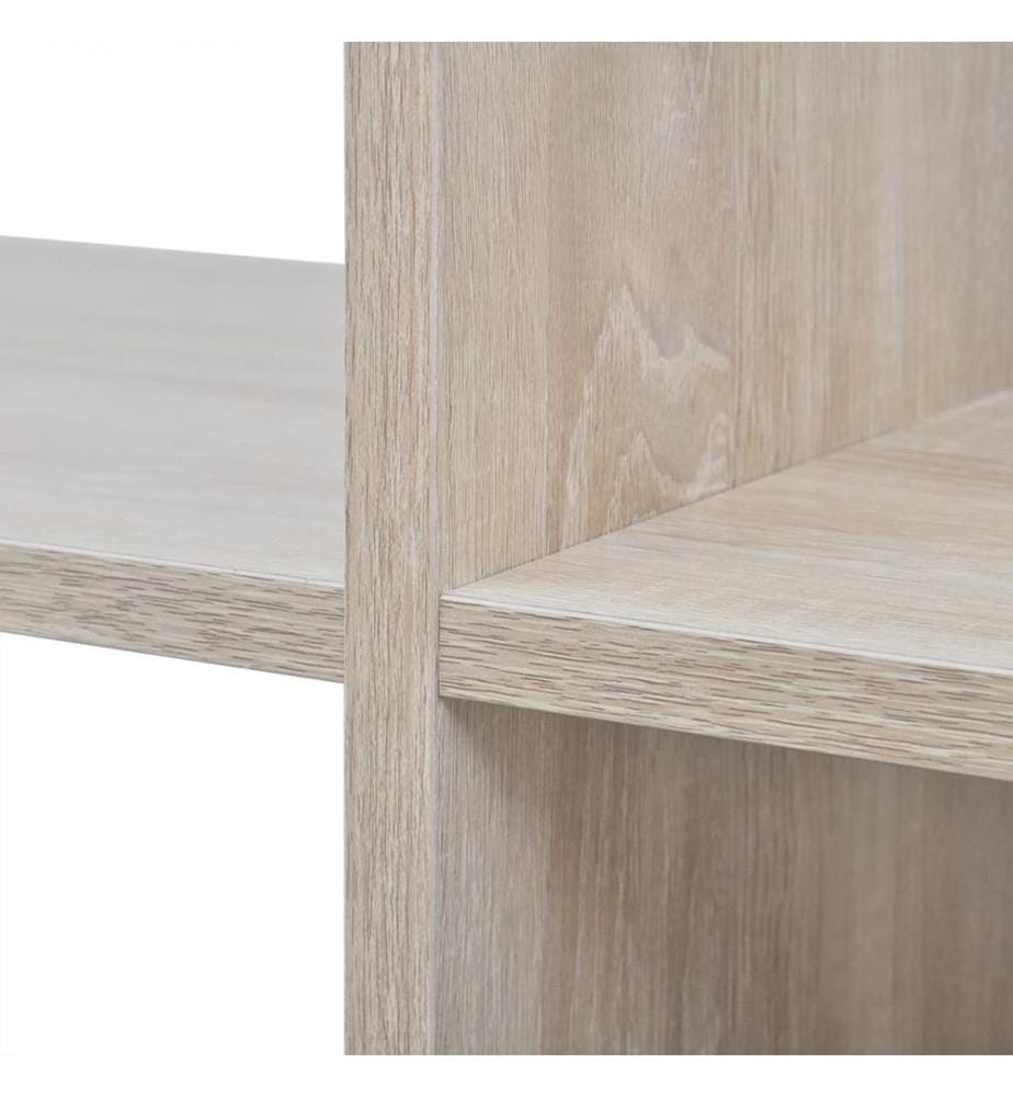 Treppenregal Bücherregal 142 cm Eiche