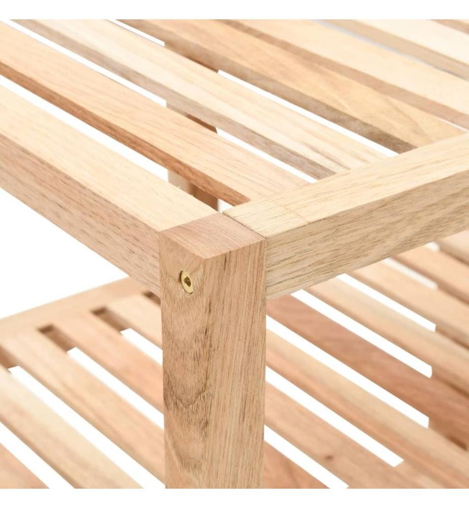 Badregal Massivholz Walnuss 100x40x65 cm