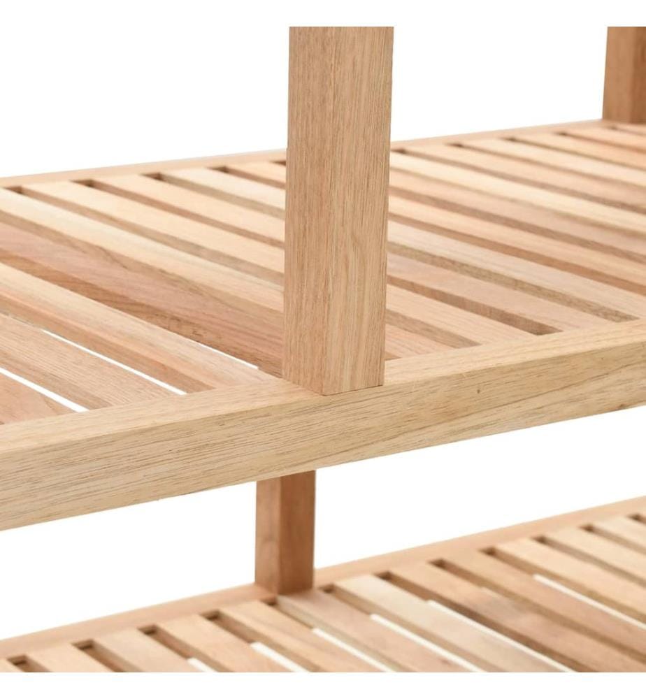 Badregal Massivholz Walnuss 100x40x65 cm