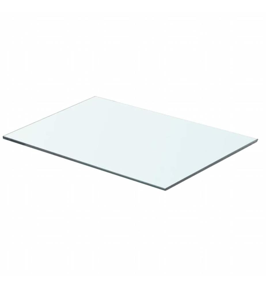 Regalböden 2 Stk. Glas Transparent 50x30 cm