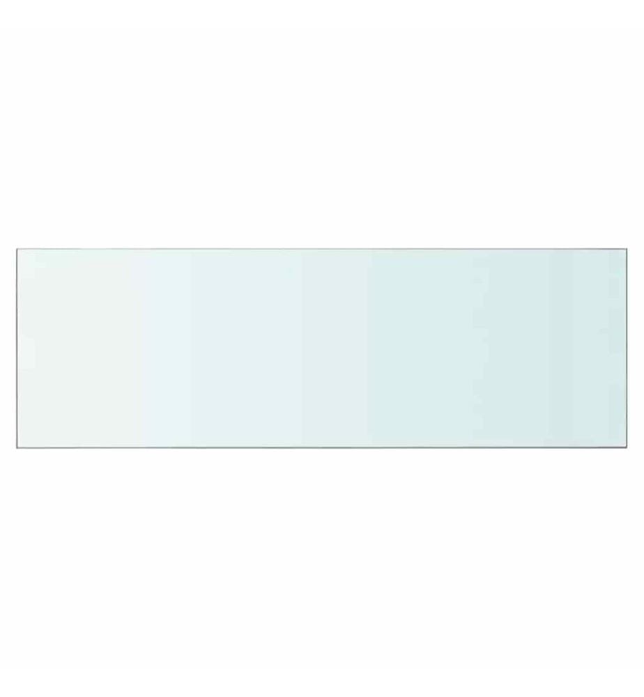 Regalböden 2 Stk. Glas Transparent 90x30 cm
