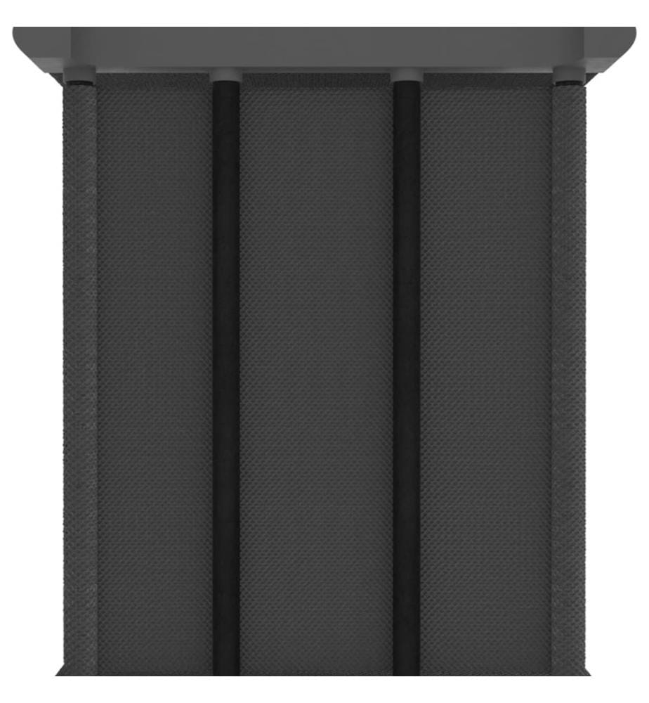 Würfelregal mit 4 Boxen Grau 69x30x72,5 cm Stoff