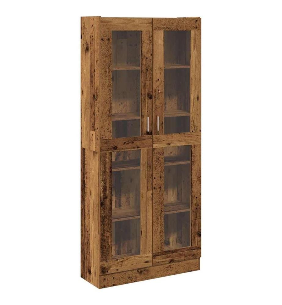Highboard Altholz-Optik 82,5x30,5x185 cm Holzwerkstoff