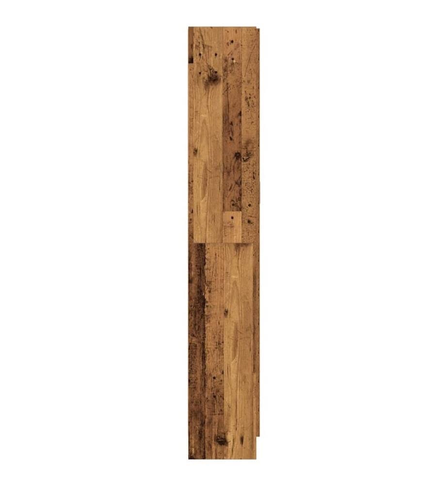 Highboard Altholz-Optik 82,5x30,5x185 cm Holzwerkstoff
