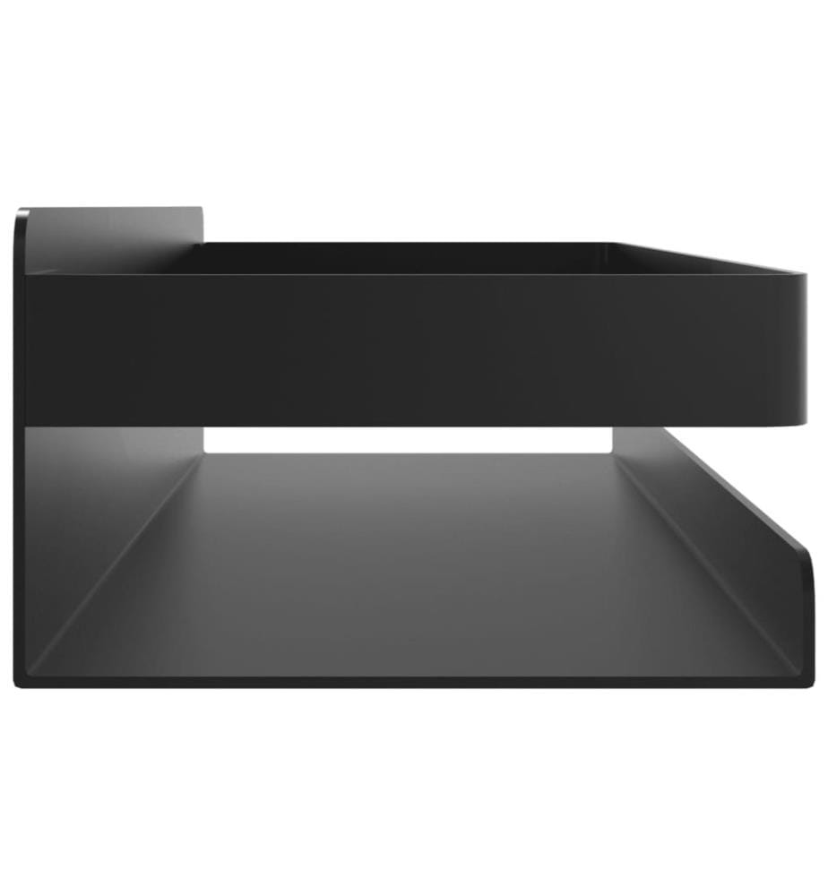 Duschablage Mattschwarz 30x10x6 cm Gebürsteter Edelstahl 304
