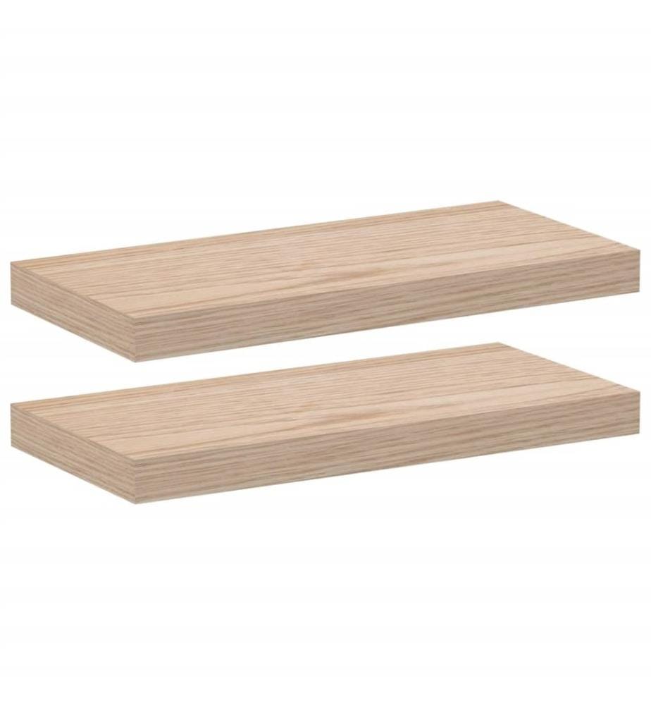 Schweberegale 2 Stk. 50x23,5x4 cm Holzwerkstoff