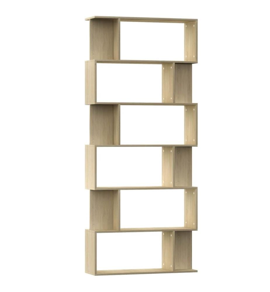 Bücherregal/Raumteiler Sonoma-Eiche 80x24x192 cm Holzwerkstoff