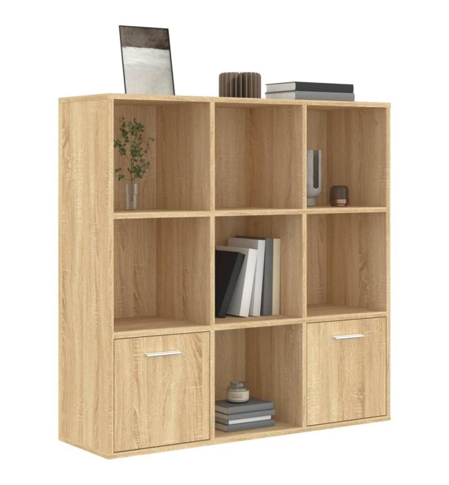 Bücherregal Sonoma-Eiche 98x30x98 cm Holzwerkstoff