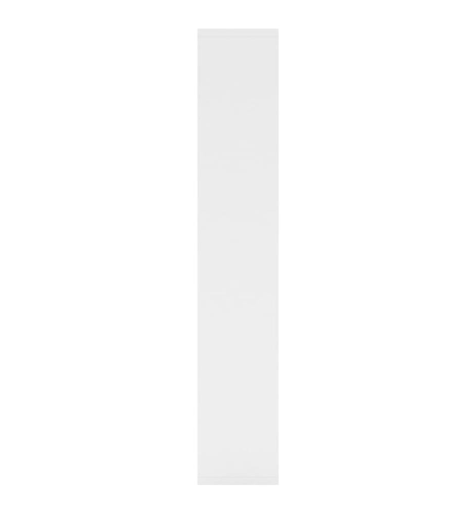 Wandregal Weiss 36x16x90 cm Holzwerkstoff