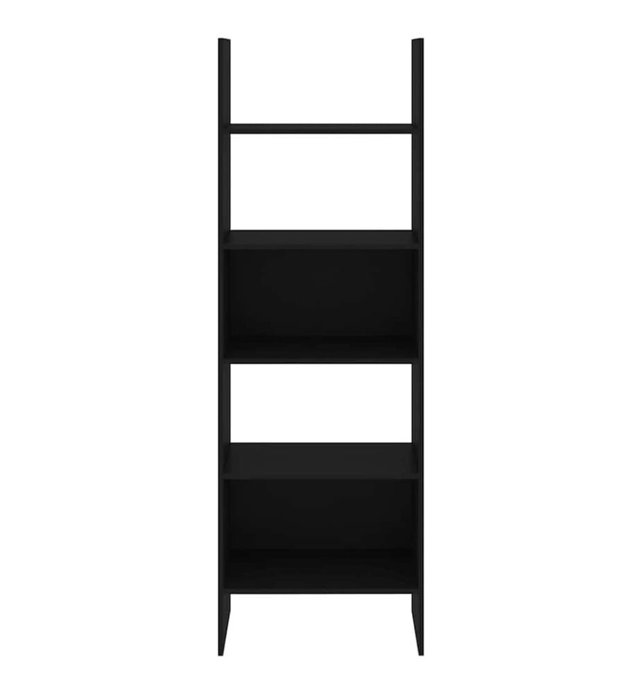 Bücherregal Schwarz 60x35x180 cm Holzwerkstoff