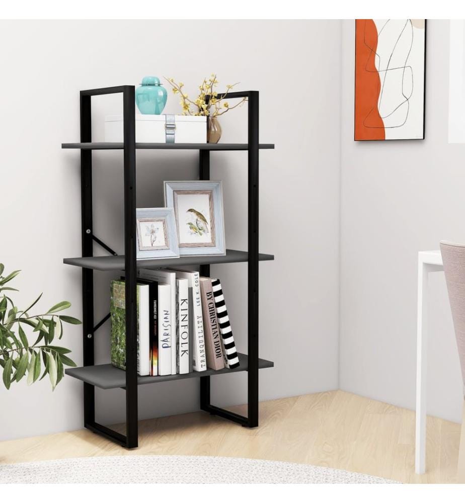 Lagerregal Grau 60x30x105 cm Holzwerkstoff