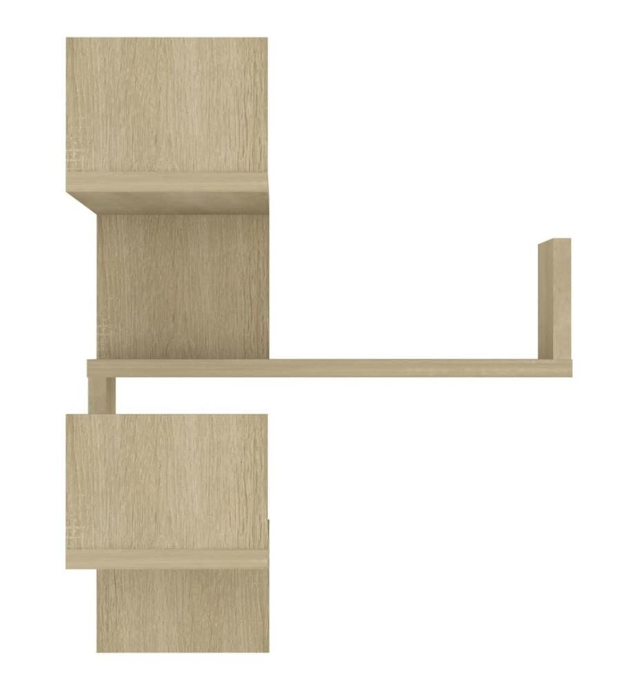 Wand-Eckregal Sonoma-Eiche 40x40x50 cm Holzwerkstoff