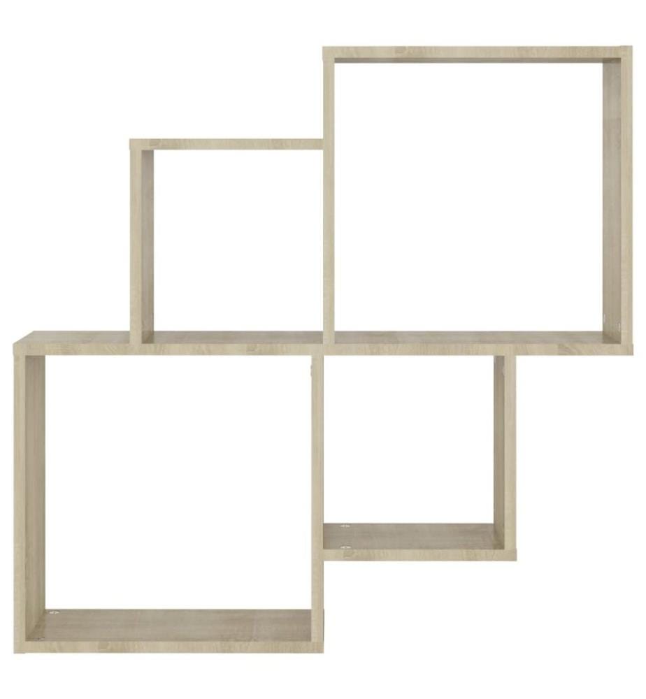 Würfelregal Sonoma-Eiche 80x15x78,5 cm Holzwerkstoff