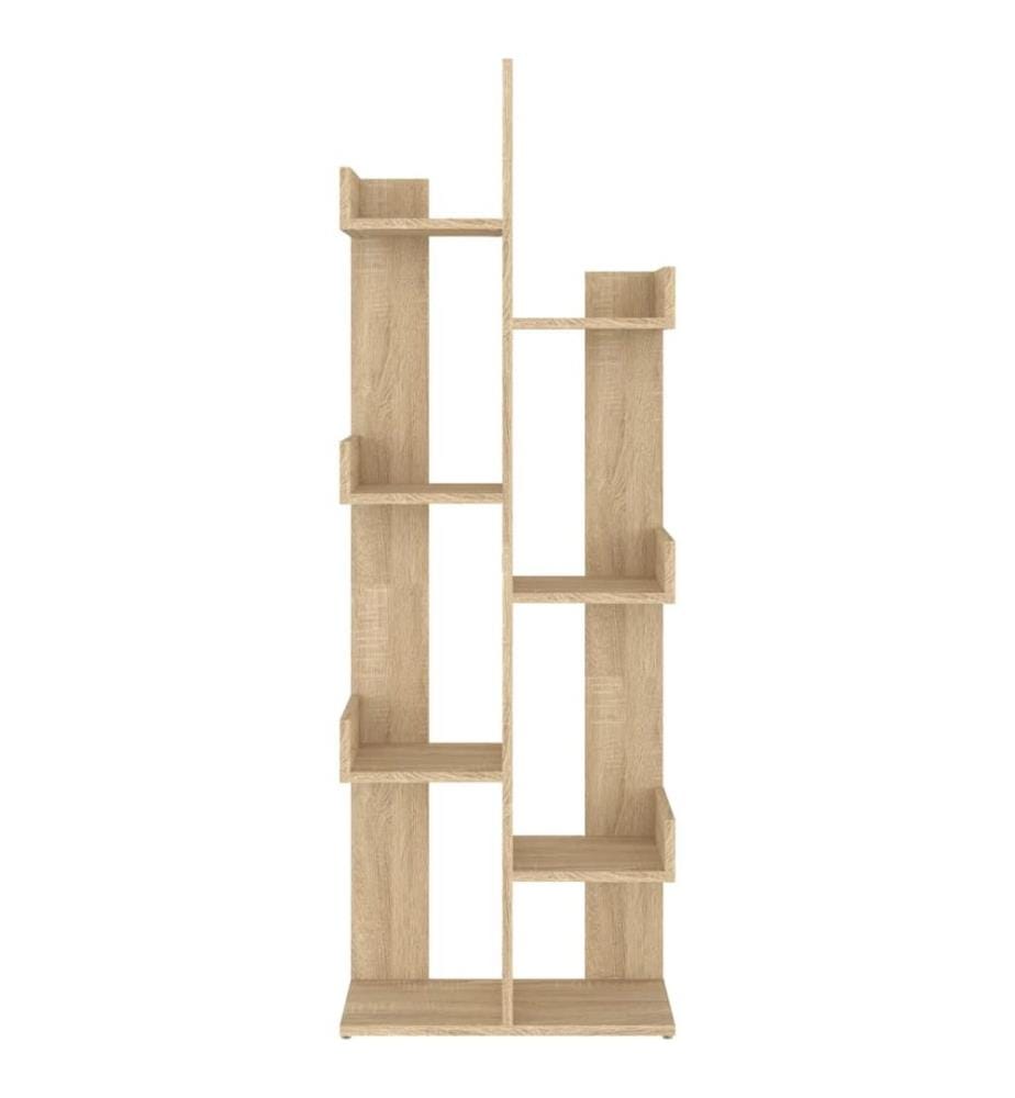Bücherregal Sonoma-Eiche 48x25,5x140 cm Holzwerkstoff