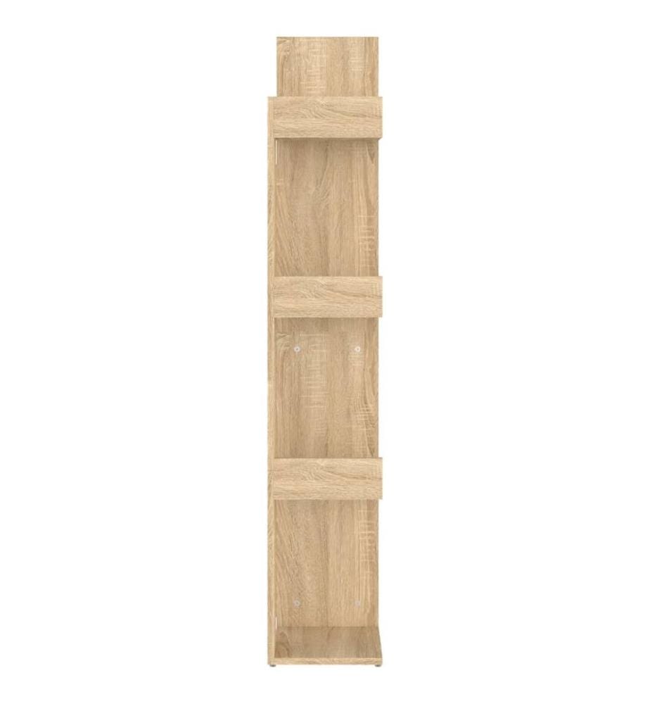 Bücherregal Sonoma-Eiche 48x25,5x140 cm Holzwerkstoff