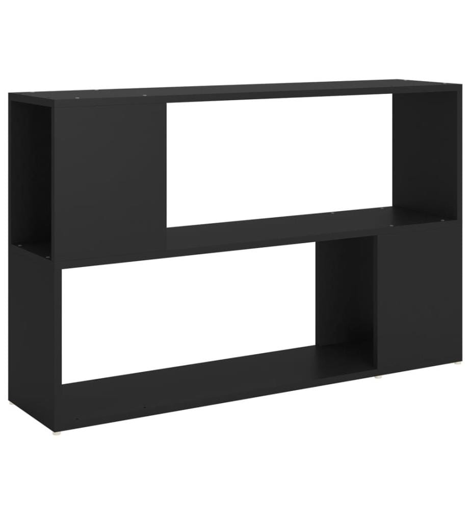Bücherregal Schwarz 100x24x63 cm Holzwerkstoff