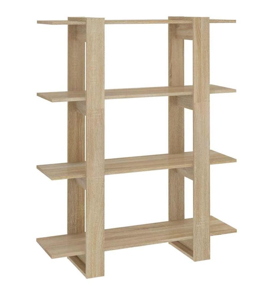 Bücherregal/Raumteiler Sonoma-Eiche 100x30x123,5 cm
