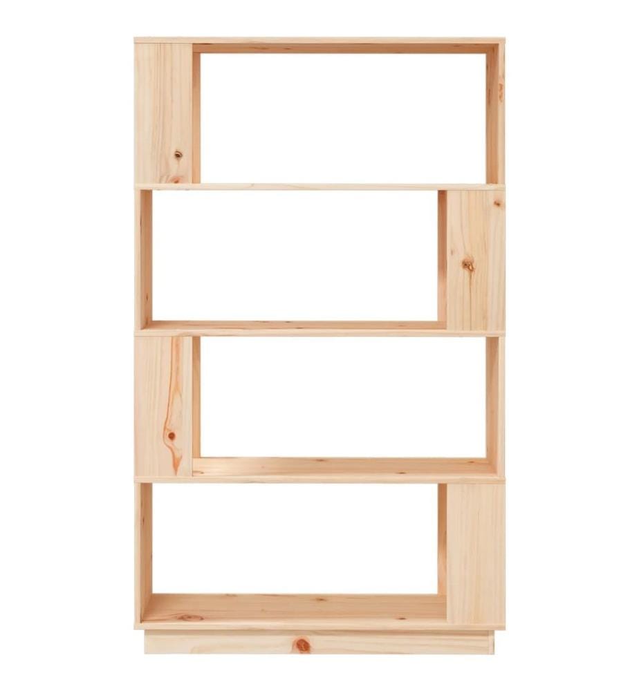 Bibliothèque/Séparateur de pièce 80x25x132 cm Pin solide