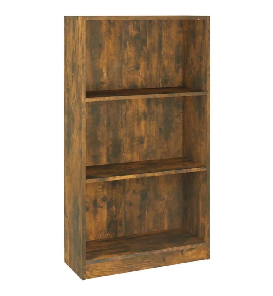 Bücherregal Räuchereiche 60x24x109 cm Holzwerkstoff