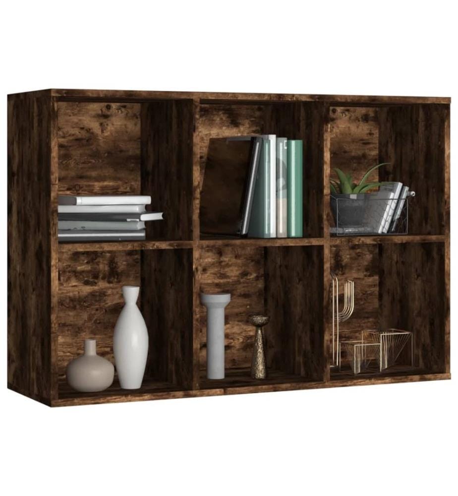 Bücherregal/Sideboard Räuchereiche 66x30x98 cm Holzwerkstoff