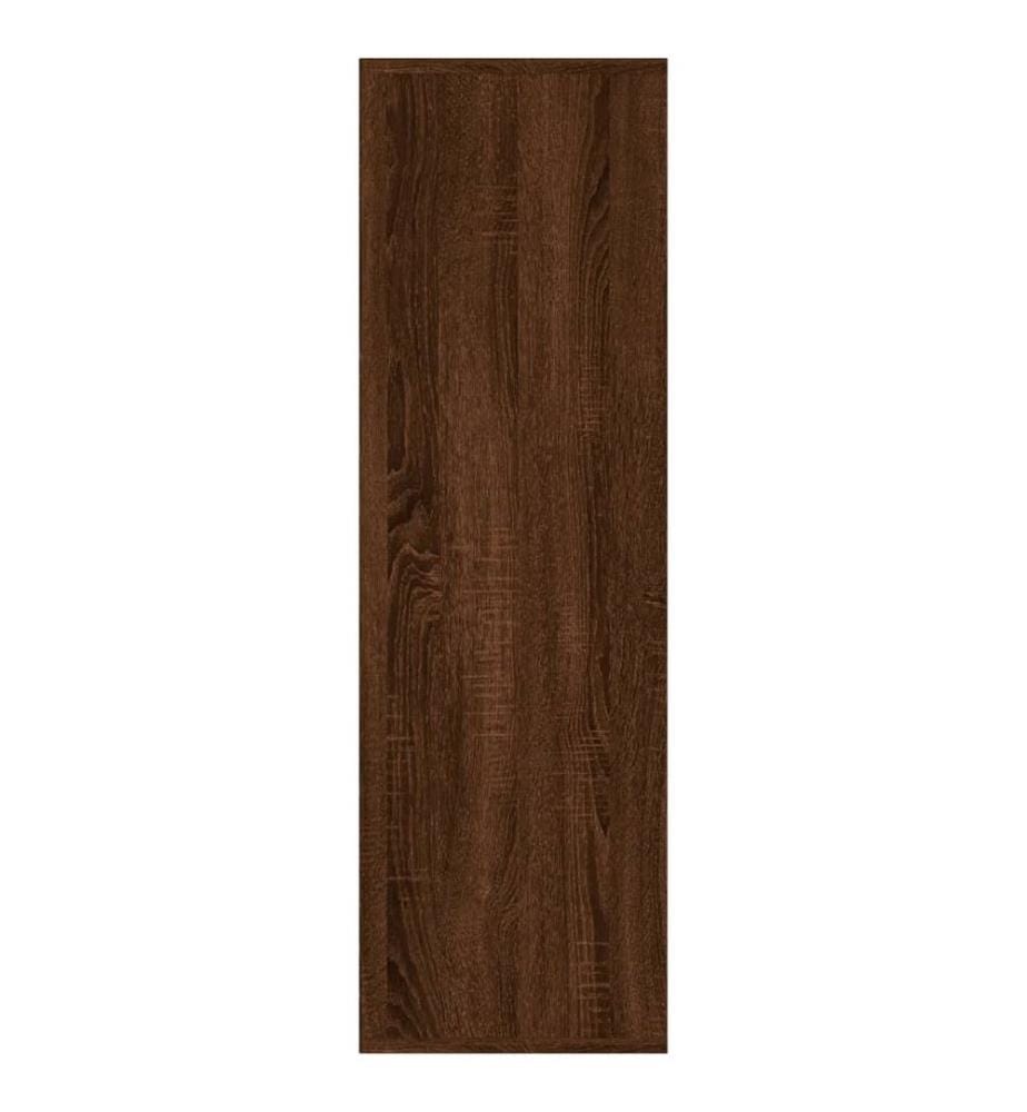 Bücherschrank Braun Eichen-Optik 98x29x97,5 cm