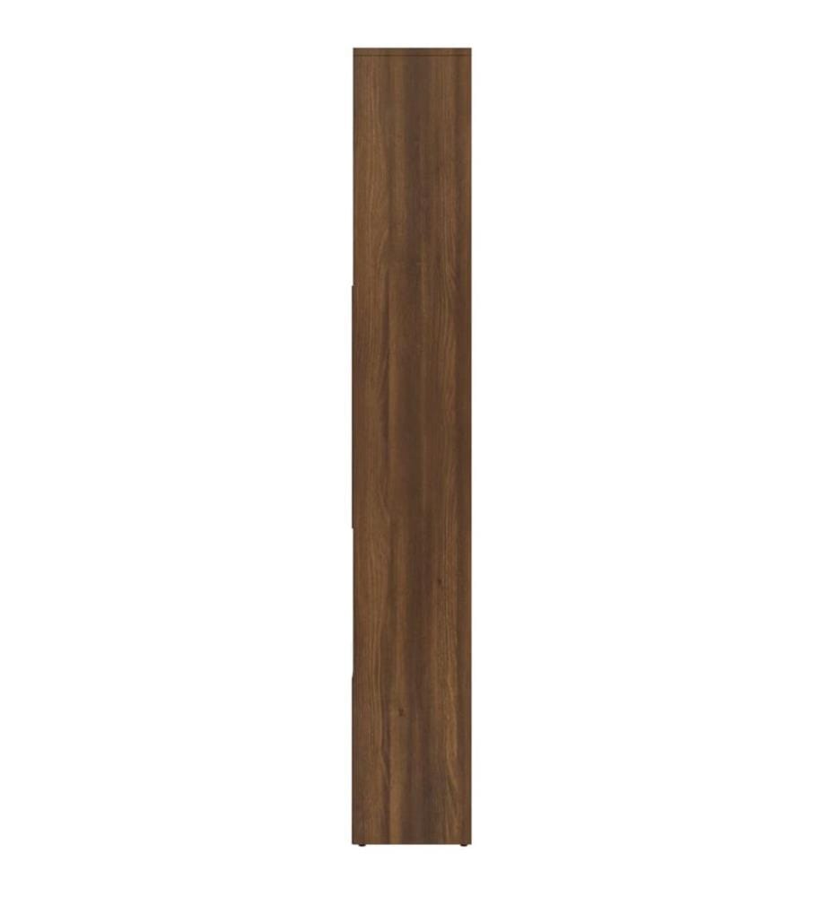 Bücherregal Braun Eichen-Optik 67x24x161 cm Holzwerkstoff