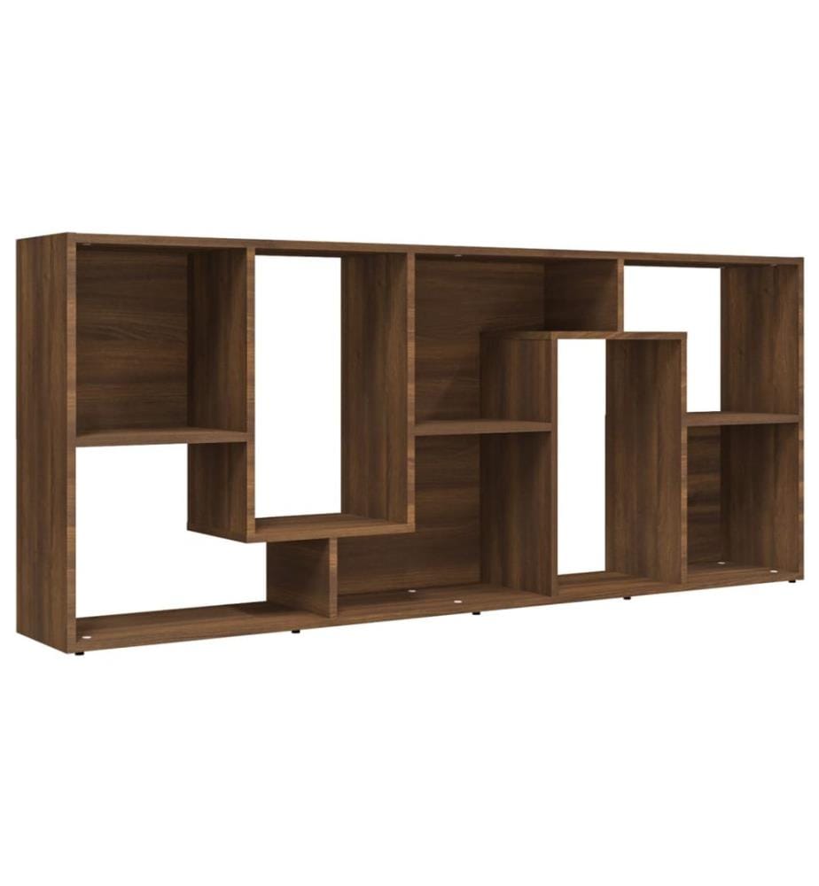 Bücherregal Braun Eichen-Optik 67x24x161 cm Holzwerkstoff