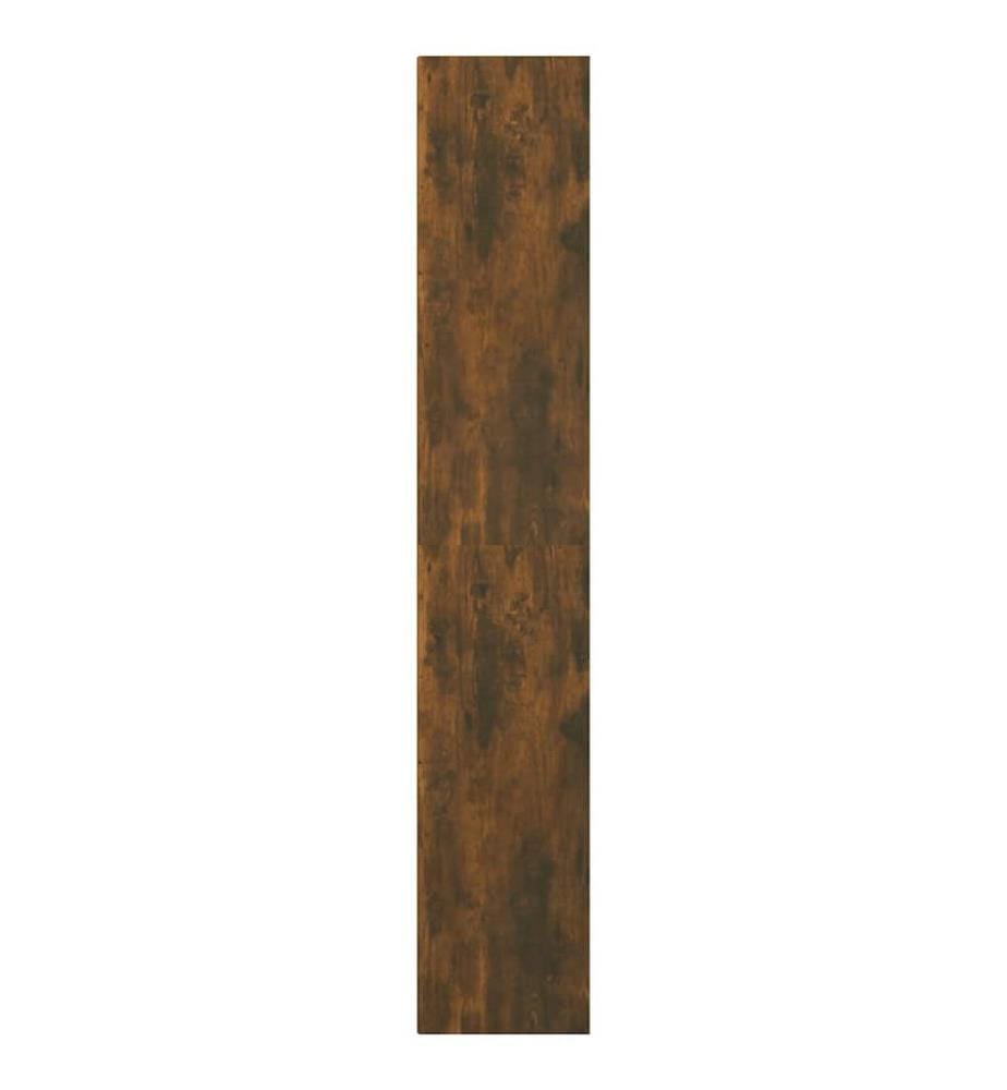 Bücherregal Räuchereiche 36x30x171 cm Holzwerkstoff