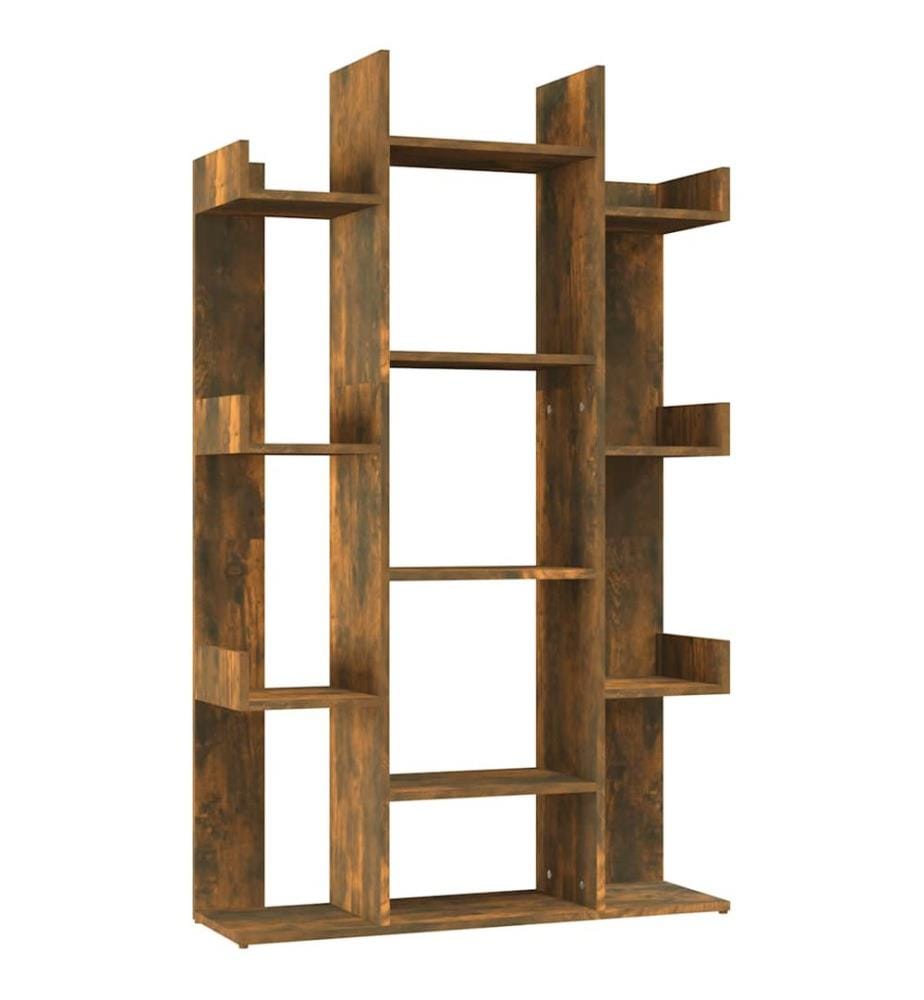 Bücherregal Räuchereiche 86x25,5x140 cm Holzwerkstoff