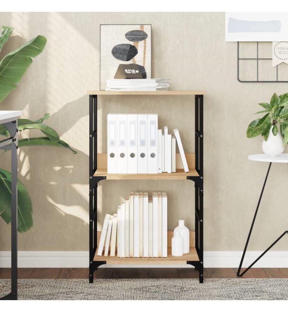 Bücherregal Sonoma-Eiche 50x33x82 cm Holzwerkstoff