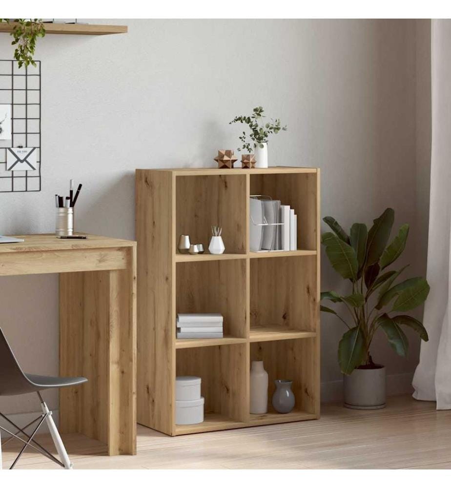 Bücherregal/Sideboard Artisan-Eiche 66x30x98 cm Holzwerkstoff