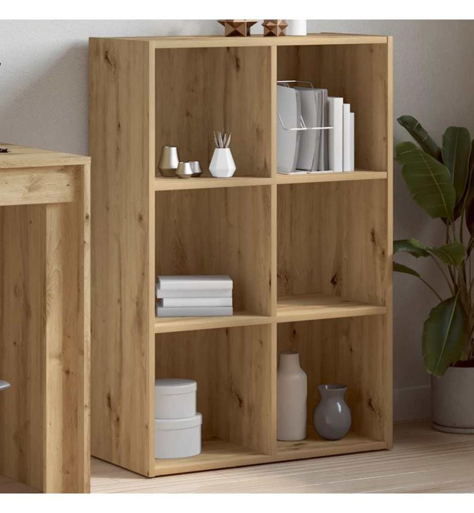 Bücherregal/Sideboard Artisan-Eiche 66x30x98 cm Holzwerkstoff