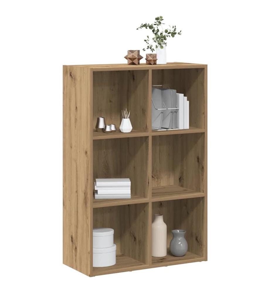 Bücherregal/Sideboard Artisan-Eiche 66x30x98 cm Holzwerkstoff