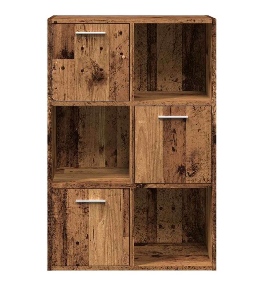 Bücherschrank Altholz-Optik 60,5x30x90 cm Holzwerkstoff