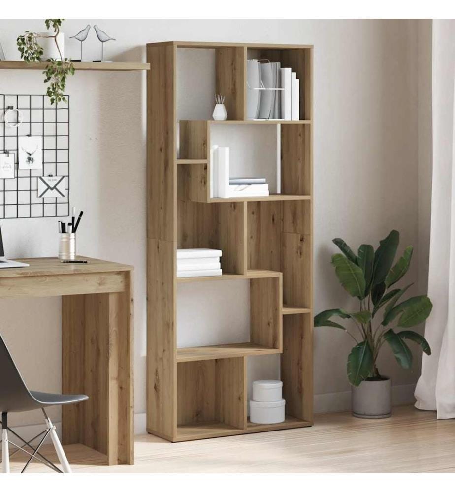 Bücherregal Artisan Eiche 67 x 24 x 161 cm Holzwerkstoff