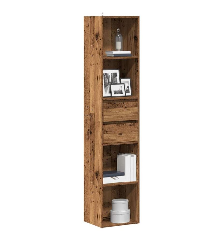 Bücherregal Altholz-Optik 36x30x171 cm Holzwerkstoff