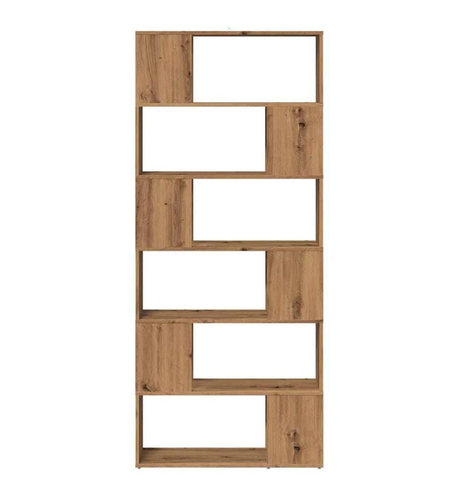 Bücherregal/Raumteiler Artisan-Eiche 80x24x186 cm