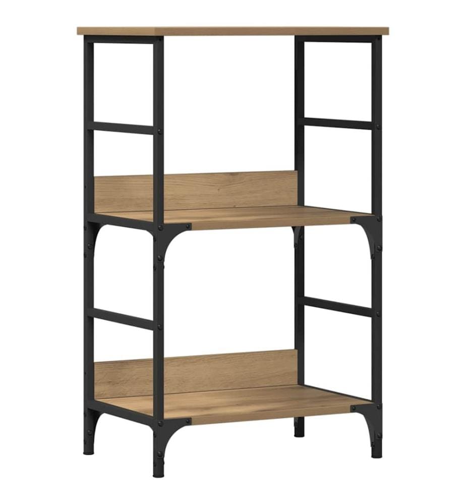 Bücherschrank Artisan-Eiche 50x33x82 cm Holzwerkstoff