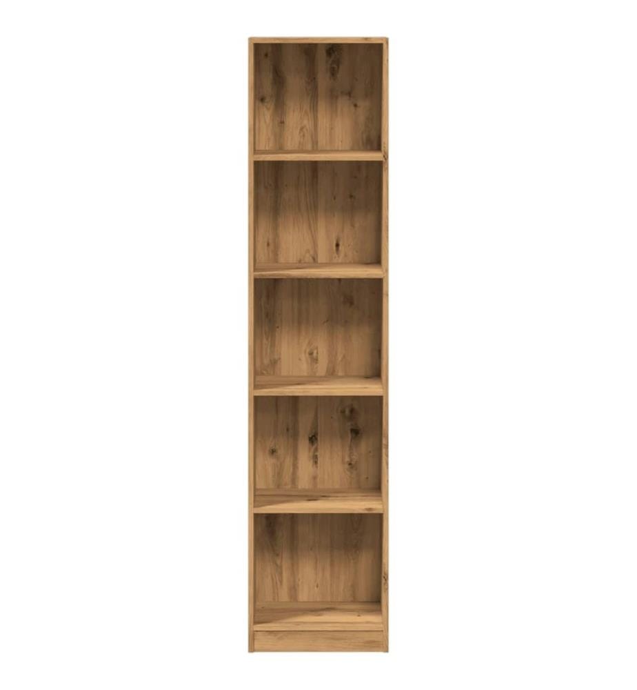 Bücherregal Artisian Oak 40 x 24 x 176 cm Holzwerkstoff