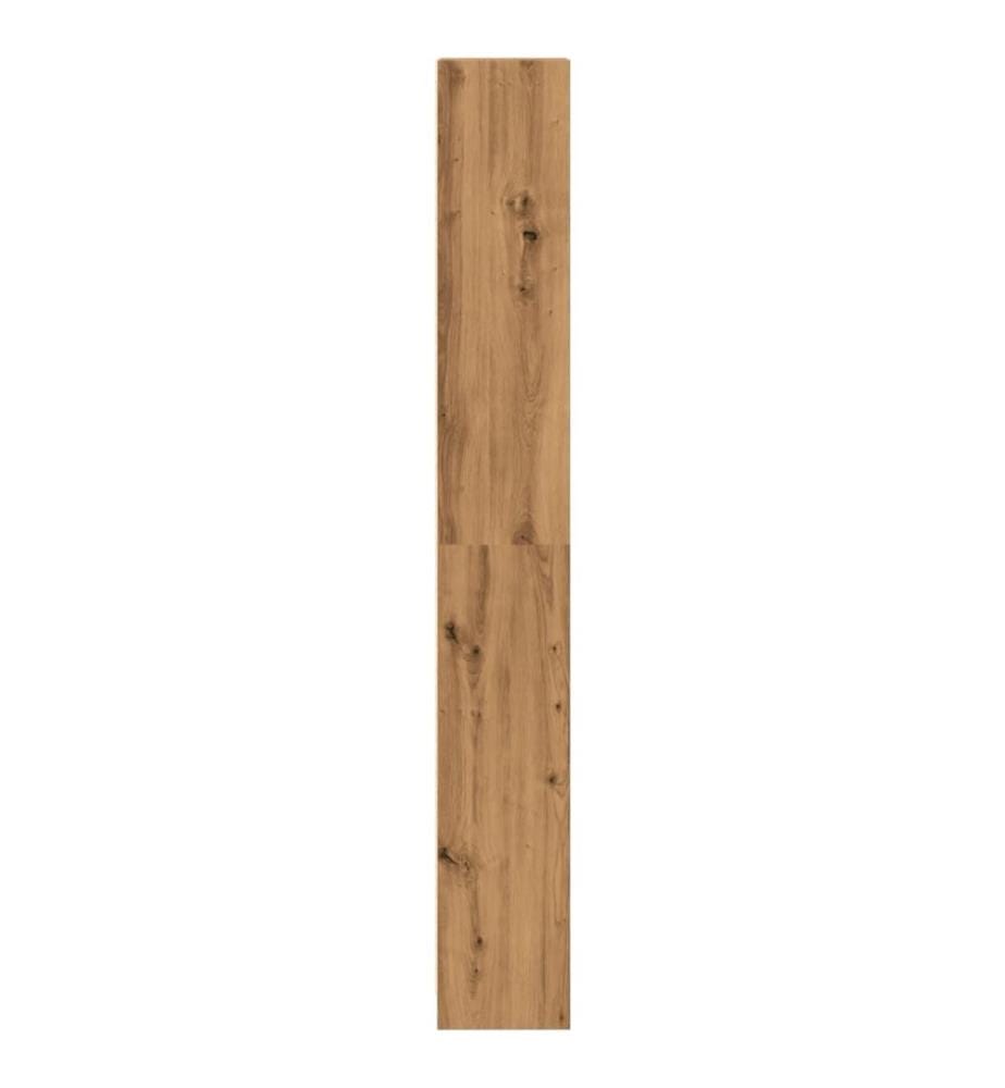Bücherregal Artisian Oak 40 x 24 x 176 cm Holzwerkstoff