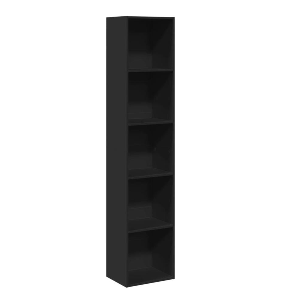 Bücherregal Schwarz 40x30x189 cm Holzwerkstoff