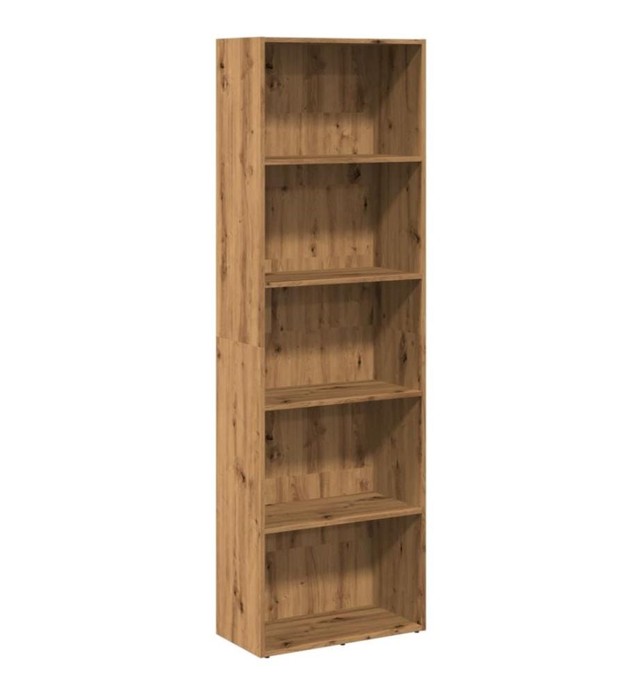 Bücherregal Artisan-Eiche 60x30x189 cm Holzwerkstoff