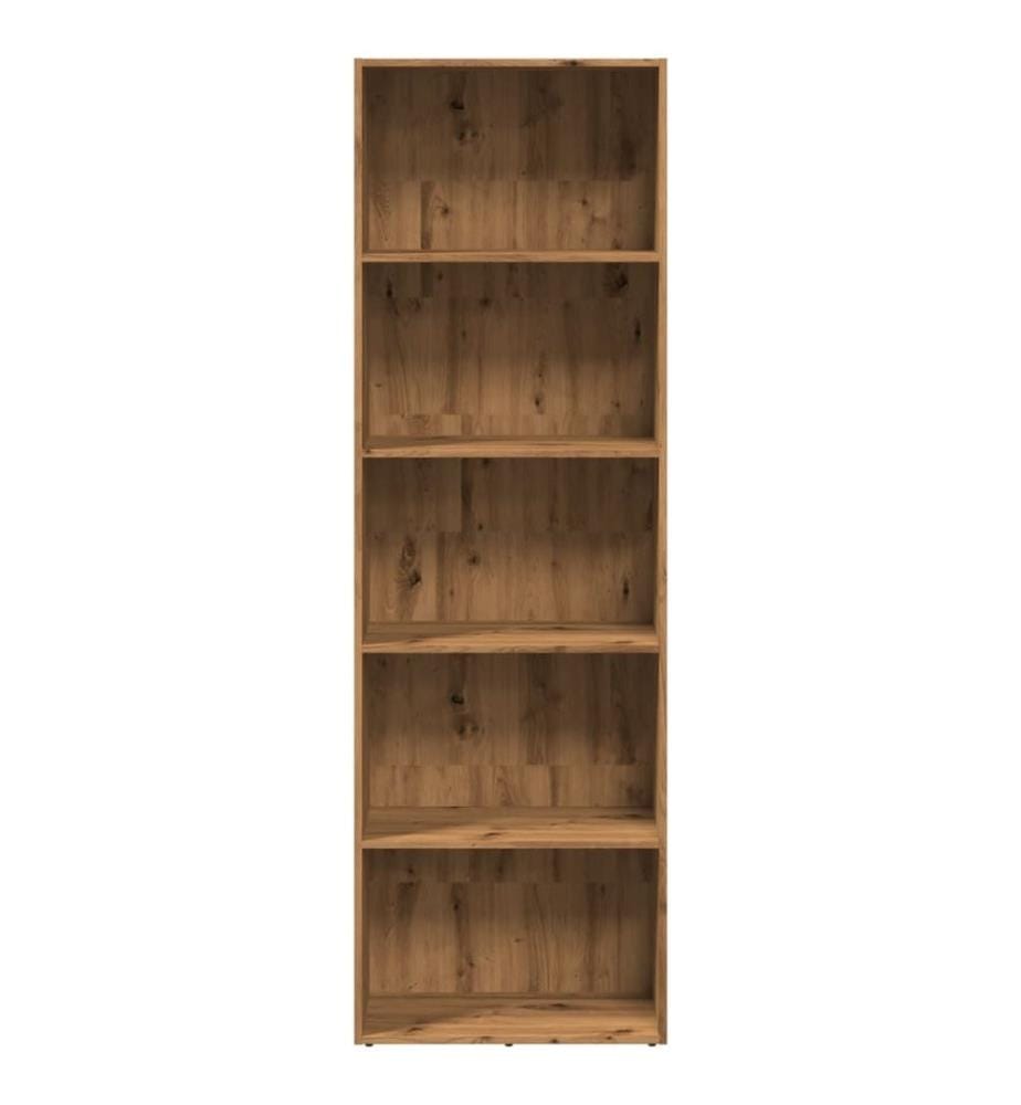 Bücherregal Artisan-Eiche 60x30x189 cm Holzwerkstoff