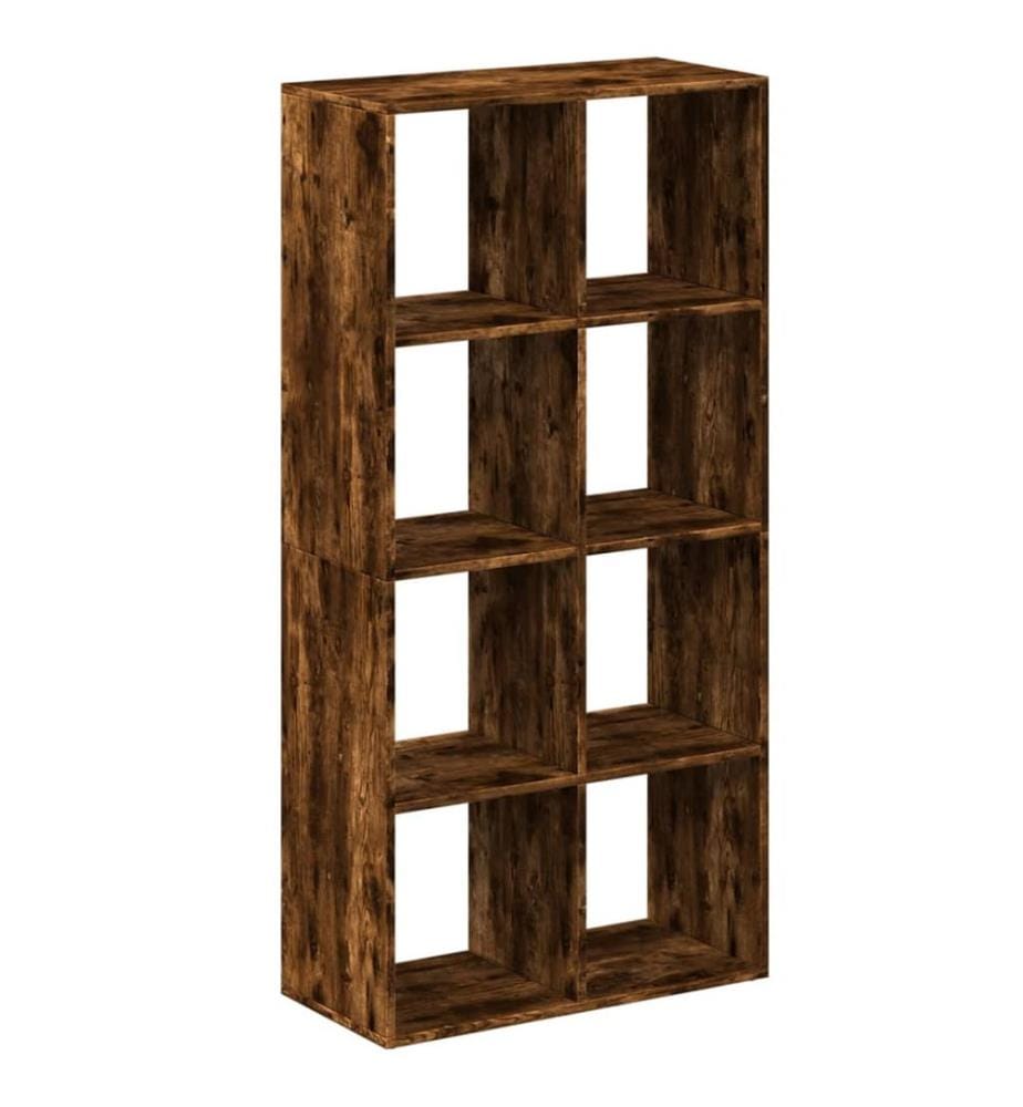 Raumteiler-Bücherregal Räuchereiche 69,5x29x137,5 cm