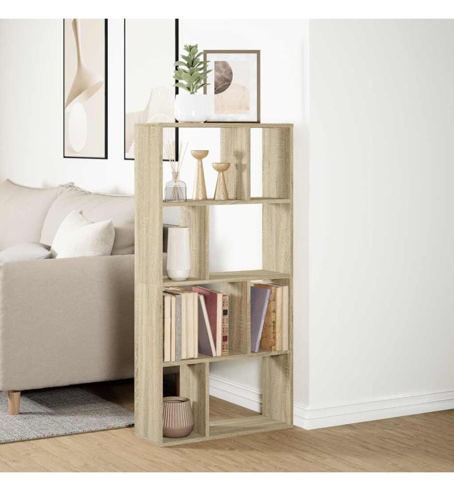 Bücherregal Sonoma-Eiche 60x20x120,5 cm Holzwerkstoff